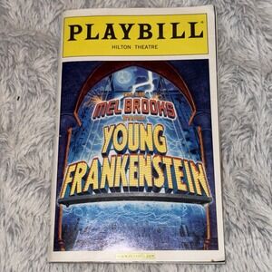 Young Frankenstein Broadway Playbill Megan Mullally Sutton Foster December 2007